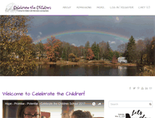 Tablet Screenshot of celebratethechildren.org